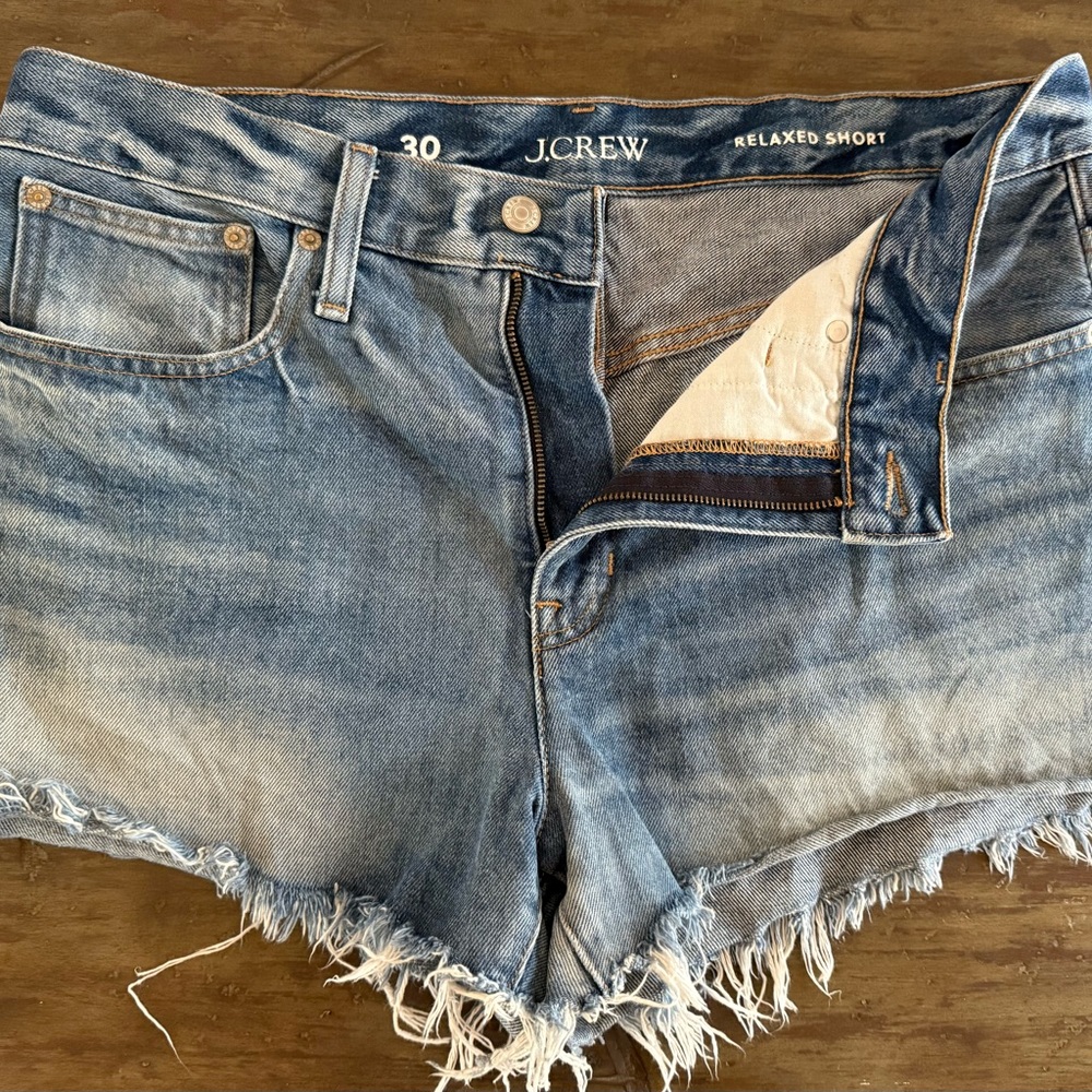 J. Crew Blue Jean Shorts